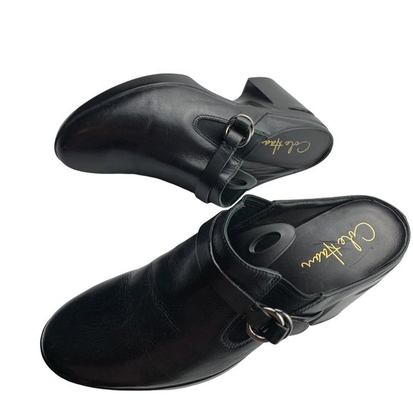 COLE HAAN Shelly D32475 Leather Buckle Mule Clogs‎ - Picture 11 of 13